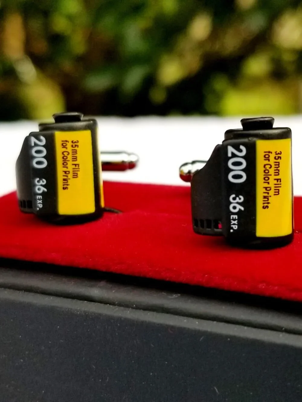 35mm Film Roll Cufflinks Links Father's Day Photographer Camera Gift